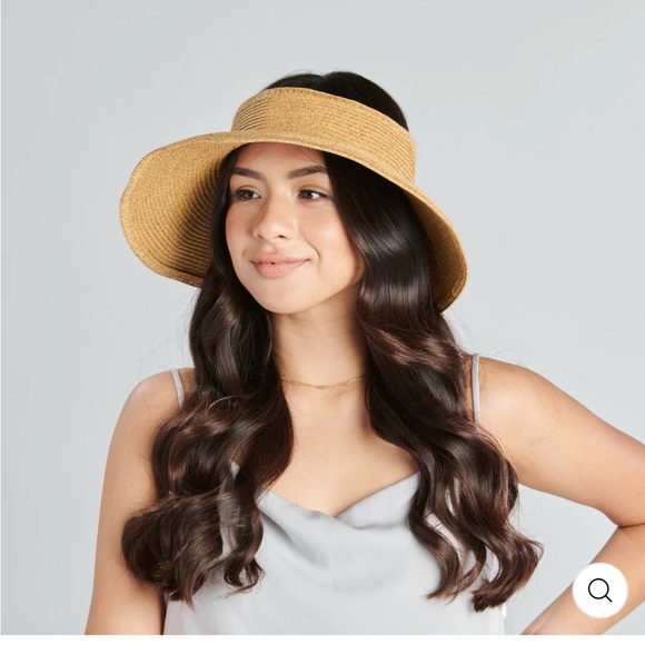 San Diego Hat Company Signature Women's Ultrabraid Large Brim Visor - Picture 1 of 6